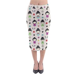 Russian Doll Midi Pencil Skirt by designsbymallika