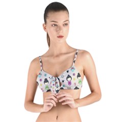 Russian Doll Tie Up Cut Bikini Top