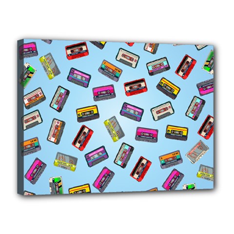 Retro Look Canvas 16  X 12  (stretched) by designsbymallika