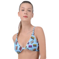 Retro Look Knot Up Bikini Top by designsbymallika