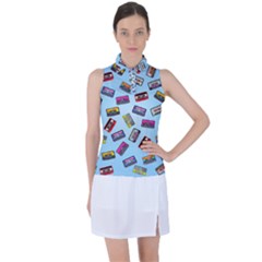 Retro Look Women’s Sleeveless Polo Tee