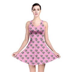 Patchwork Heart Pink Reversible Skater Dress by snowwhitegirl