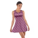 Heart Face Mauve Cotton Racerback Dress View1