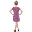 Heart Face Mauve Kids  Cross Web Dress View2