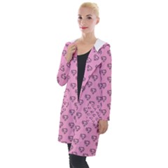 Heart Face Pink Hooded Pocket Cardigan by snowwhitegirl