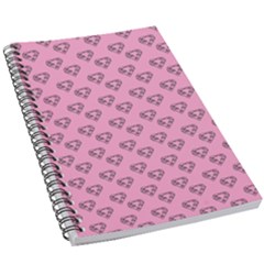 Heart Face Pink 5 5  X 8 5  Notebook by snowwhitegirl