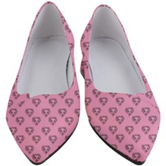 Heart Face Pink Women s Block Heels  by snowwhitegirl