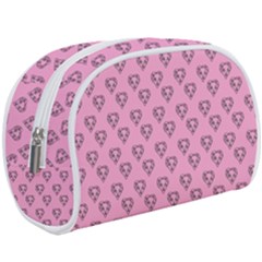 Heart Face Pink Makeup Case (large)