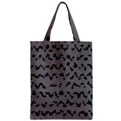 Mosaique Noir/gris Zipper Classic Tote Bag by kcreatif