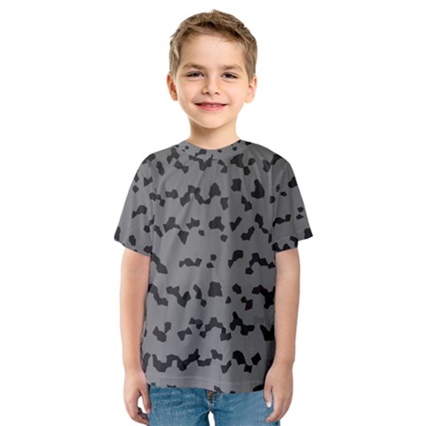 Mosaique Noir/gris Kids  Sport Mesh Tee by kcreatif