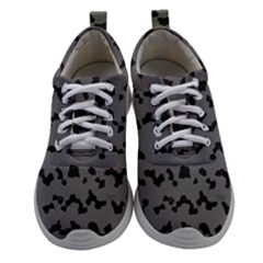 Mosaique Noir/gris Women Athletic Shoes by kcreatif