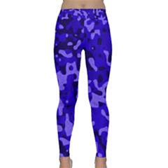 Army Blue Classic Yoga Leggings by myuique