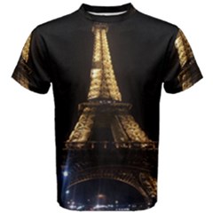 Tour Eiffel Paris Nuit Men s Cotton Tee by kcreatif