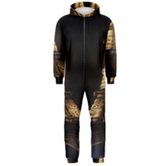 Tour Eiffel Paris Nuit Hooded Jumpsuit (men)  by kcreatif