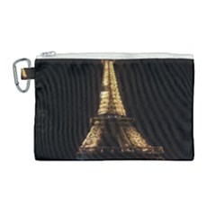 Tour Eiffel Paris Nuit Canvas Cosmetic Bag (large) by kcreatif