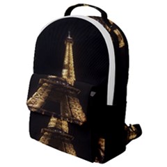 Tour Eiffel Paris Nuit Flap Pocket Backpack (small) by kcreatif