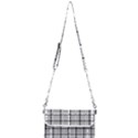 Pattern Carreaux Noir/Gris Mini Crossbody Handbag View1