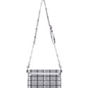 Pattern Carreaux Noir/Gris Mini Crossbody Handbag View2