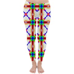 Rainbow Pattern Classic Winter Leggings