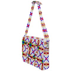 Rainbow Pattern Cross Body Office Bag