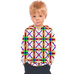 Rainbow Pattern Kids  Overhead Hoodie