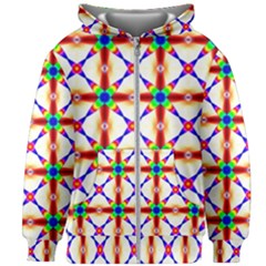 Rainbow Pattern Kids  Zipper Hoodie Without Drawstring