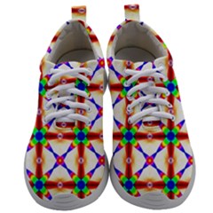 Rainbow Pattern Mens Athletic Shoes by Mariart