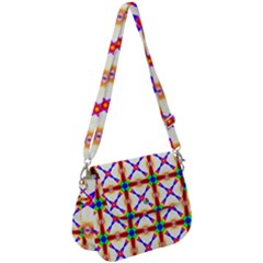 Rainbow Pattern Saddle Handbag by Mariart