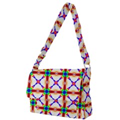 Rainbow Pattern Full Print Messenger Bag (l)