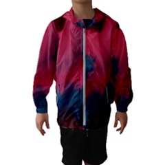 Dégradé Rose/bleu Kids  Hooded Windbreaker by kcreatif