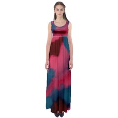 Dégradé Rose/bleu Empire Waist Maxi Dress by kcreatif