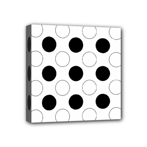 Background Dot Pattern Mini Canvas 4  X 4  (stretched)