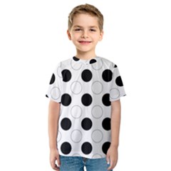 Background Dot Pattern Kids  Sport Mesh Tee