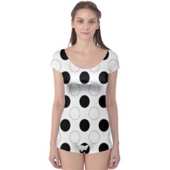 Background Dot Pattern Boyleg Leotard 