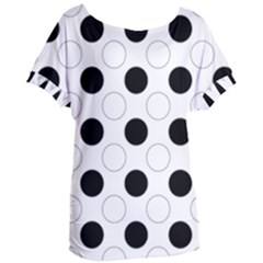 Background Dot Pattern Women s Oversized Tee by HermanTelo