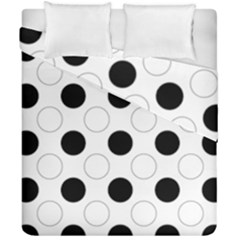 Background Dot Pattern Duvet Cover Double Side (california King Size)