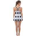 Background Dot Pattern Ruffle Top Dress Swimsuit View2