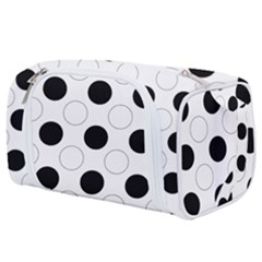 Background Dot Pattern Toiletries Pouch