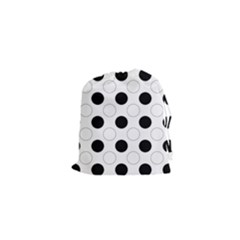 Background Dot Pattern Drawstring Pouch (xs)