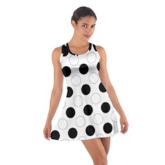 Background Dot Pattern Cotton Racerback Dress by HermanTelo