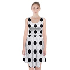 Background Dot Pattern Racerback Midi Dress by HermanTelo