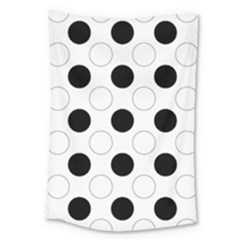 Background Dot Pattern Large Tapestry