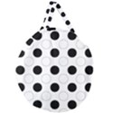 Background Dot Pattern Giant Round Zipper Tote View2