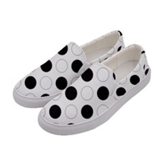 Background Dot Pattern Women s Canvas Slip Ons by HermanTelo