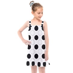 Background Dot Pattern Kids  Overall Dress