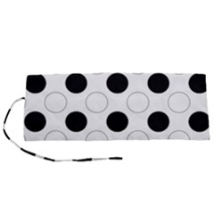 Background Dot Pattern Roll Up Canvas Pencil Holder (s) by HermanTelo