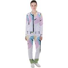 Forest Trees Nature Plants Casual Jacket And Pants Set