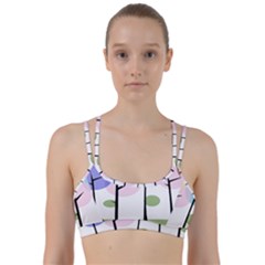 Forest Trees Nature Plants Line Them Up Sports Bra