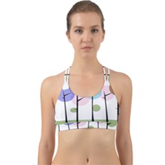 Forest Trees Nature Plants Back Web Sports Bra