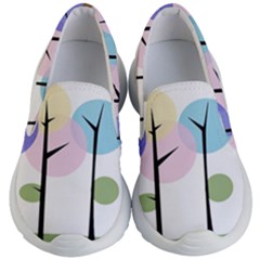 Forest Trees Nature Plants Kids Lightweight Slip Ons